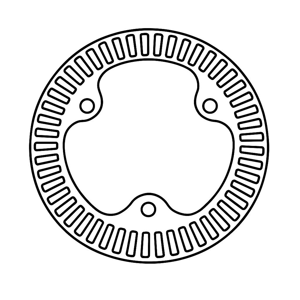 Couronne capteur ABS arrière - OEM